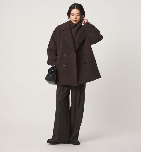 UNITED ARROWS green label relaxing「［size SHORTあり］CANGIOLI ピーコート」|ピーコート|
