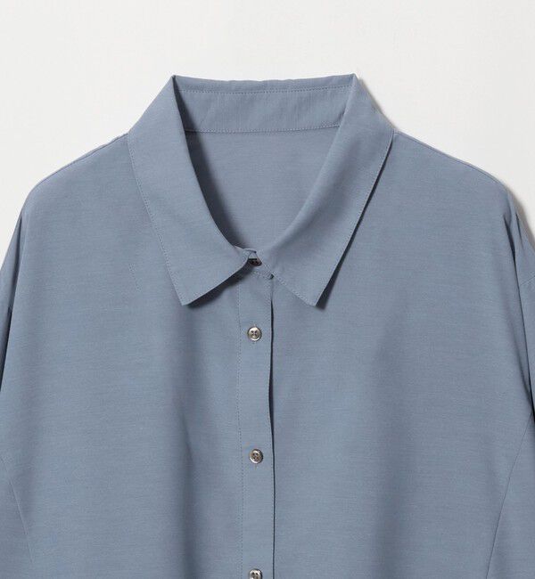 UNITED ARROWS green label relaxing「【WEB限定】＜at ease＞スソ レース ロングスリーブ ブラウス UVカット」|シャツ・ブラウス|