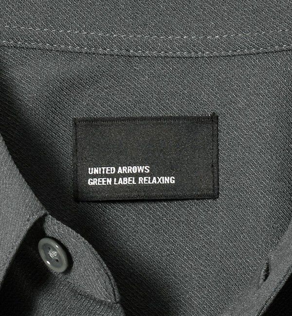 UNITED ARROWS green label relaxing「【WEB限定】JUST fit ウールライク リラックス 長袖 シャツ」|シャツ・ブラウス|