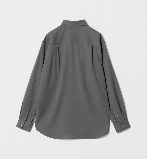 UNITED ARROWS green label relaxing「【WEB限定】JUST fit ウールライク リラックス 長袖 シャツ」|シャツ・ブラウス|