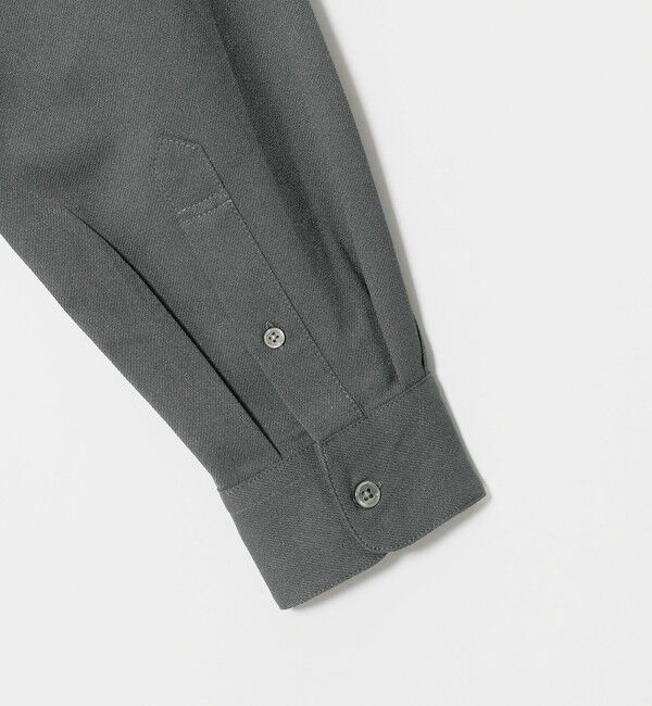 UNITED ARROWS green label relaxing「【WEB限定】JUST fit ウールライク リラックス 長袖 シャツ」|シャツ・ブラウス|