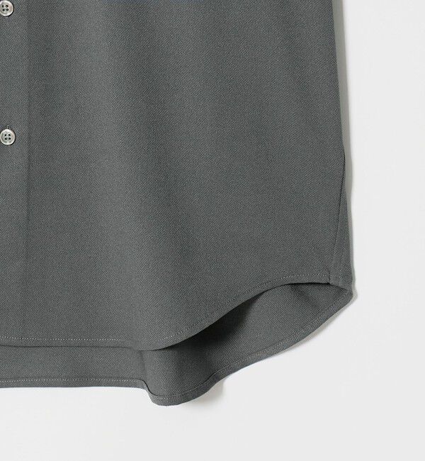 UNITED ARROWS green label relaxing「【WEB限定】JUST fit ウールライク リラックス 長袖 シャツ」|シャツ・ブラウス|