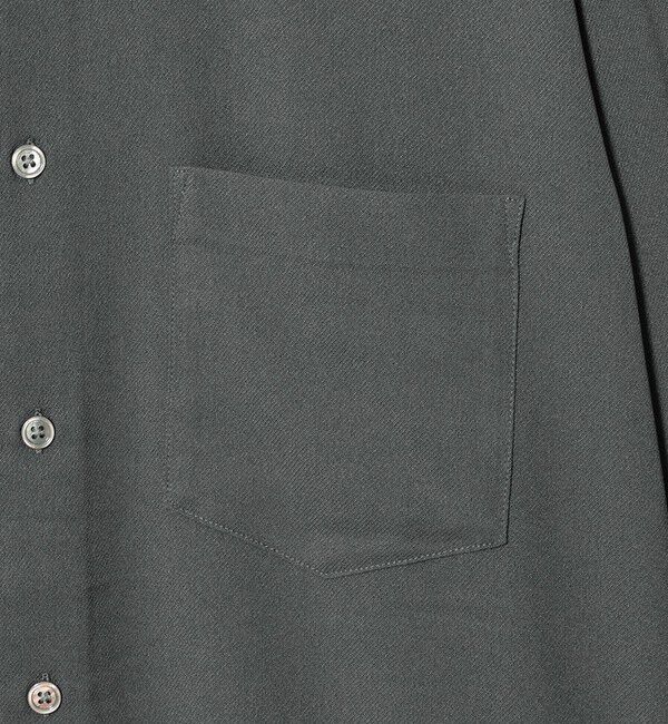 UNITED ARROWS green label relaxing「【WEB限定】JUST fit ウールライク リラックス 長袖 シャツ」|シャツ・ブラウス|