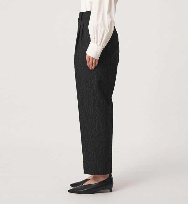 UNITED ARROWS green label relaxing「［size SHORT/TALLあり］fleurie(フルリー) ジャガード テーパード パンツ」|スラックス|
