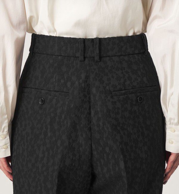 UNITED ARROWS green label relaxing「［size SHORT/TALLあり］fleurie(フルリー) ジャガード テーパード パンツ」|スラックス|