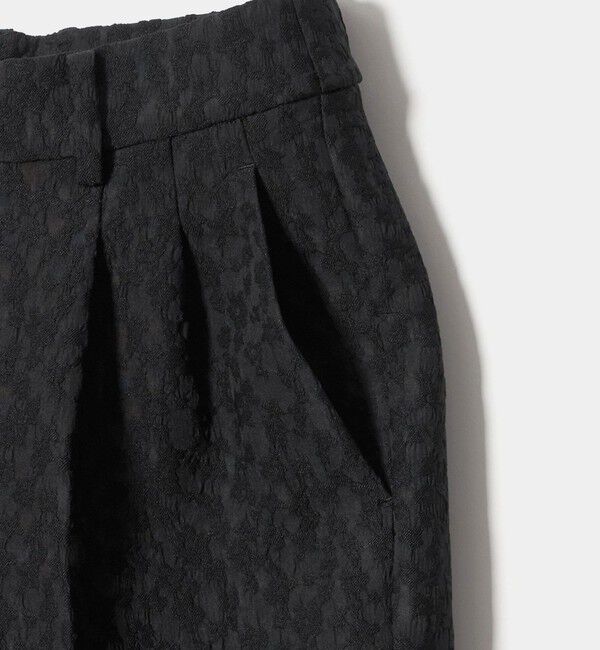 UNITED ARROWS green label relaxing「［size SHORT/TALLあり］fleurie(フルリー) ジャガード テーパード パンツ」|スラックス|