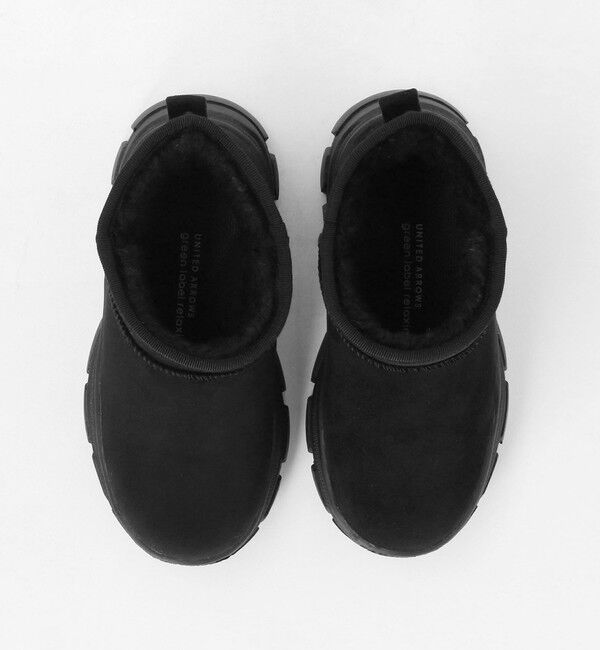 UNITED ARROWS green label relaxing「フェイクムートン ショートブーツ / キッズ 17cm-23cm」|スニーカー|