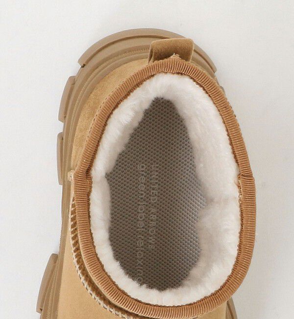 UNITED ARROWS green label relaxing「フェイクムートン ショートブーツ / キッズ 17cm-23cm」|スニーカー|
