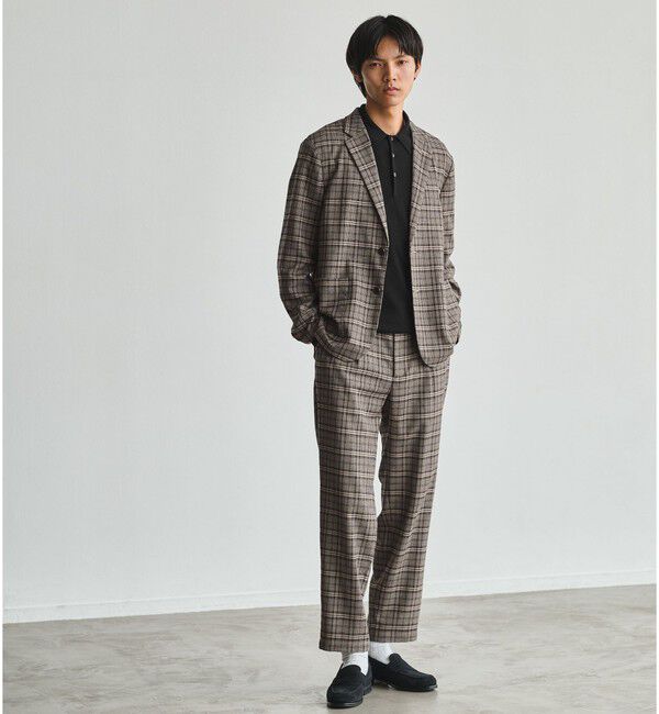 UNITED ARROWS green label relaxing「ウォッシャブル フラノ リラックス ジャケット -ストレッチ-」|テーラードジャケット|