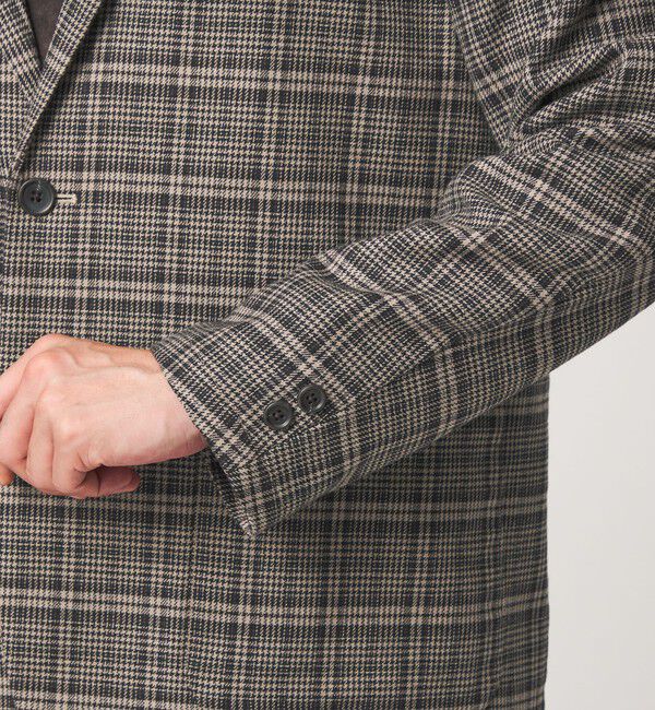UNITED ARROWS green label relaxing「ウォッシャブル フラノ リラックス ジャケット -ストレッチ-」|テーラードジャケット|