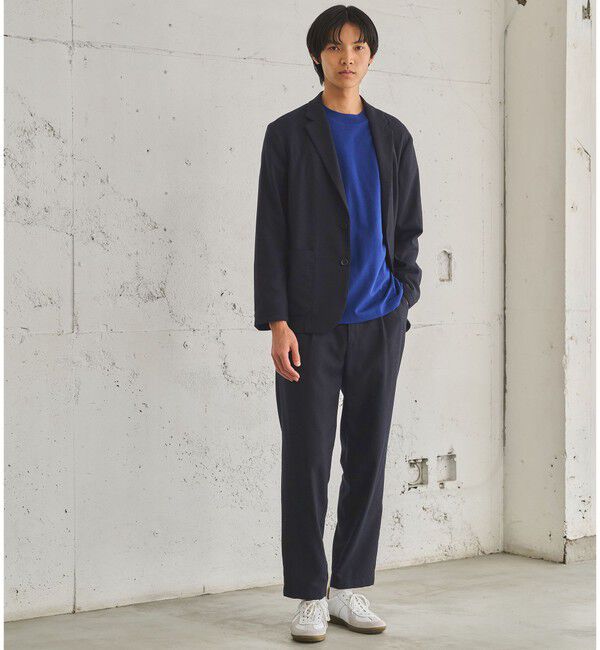 UNITED ARROWS green label relaxing「ウォッシャブル フラノ リラックス ジャケット -ストレッチ-」|テーラードジャケット|