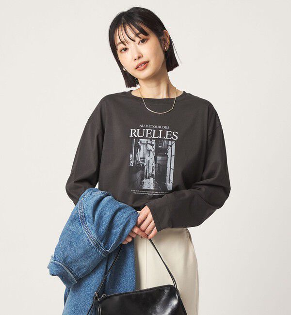 UNITED ARROWS green label relaxing「フォト ロングスリーブ Tシャツ」|Tシャツ・カットソー|