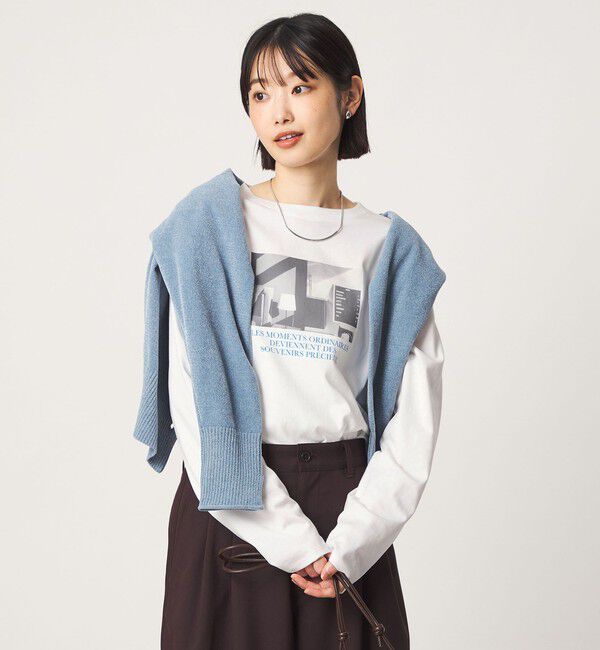 UNITED ARROWS green label relaxing「フォト ロングスリーブ Tシャツ」|Tシャツ・カットソー|