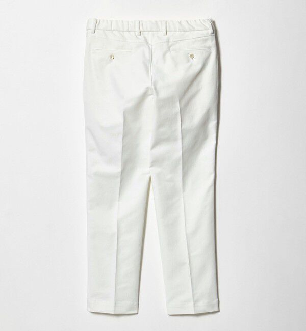 UNITED ARROWS green label relaxing「スマートレッグ ホワイト イージー パンツ -ストレッチ・吸水速乾-」|チノ|