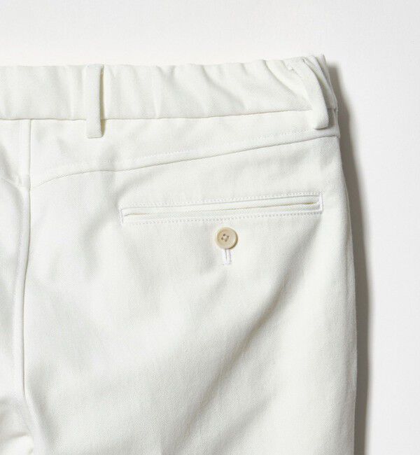 UNITED ARROWS green label relaxing「スマートレッグ ホワイト イージー パンツ -ストレッチ・吸水速乾-」|チノ|