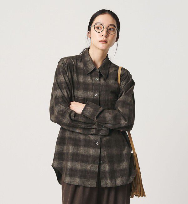 BEAUTY&YOUTH UNITED ARROWS「コットン コーデュロイ チェック シャツ」|シャツ・ブラウス|
