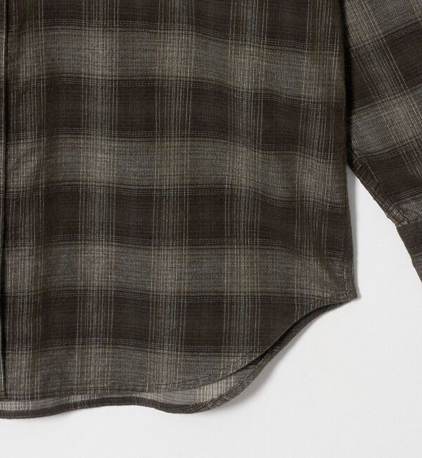 BEAUTY&YOUTH UNITED ARROWS「コットン コーデュロイ チェック シャツ」|シャツ・ブラウス|