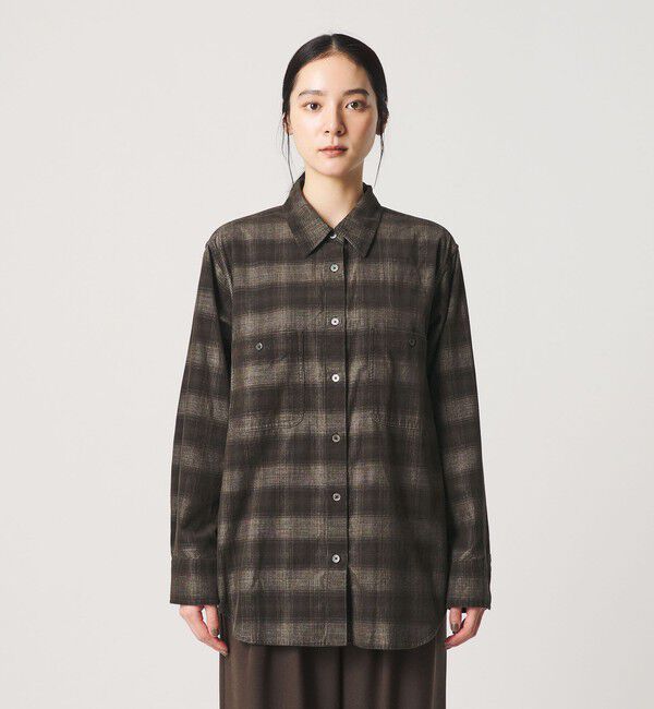 BEAUTY&YOUTH UNITED ARROWS「コットン コーデュロイ チェック シャツ」|シャツ・ブラウス|
