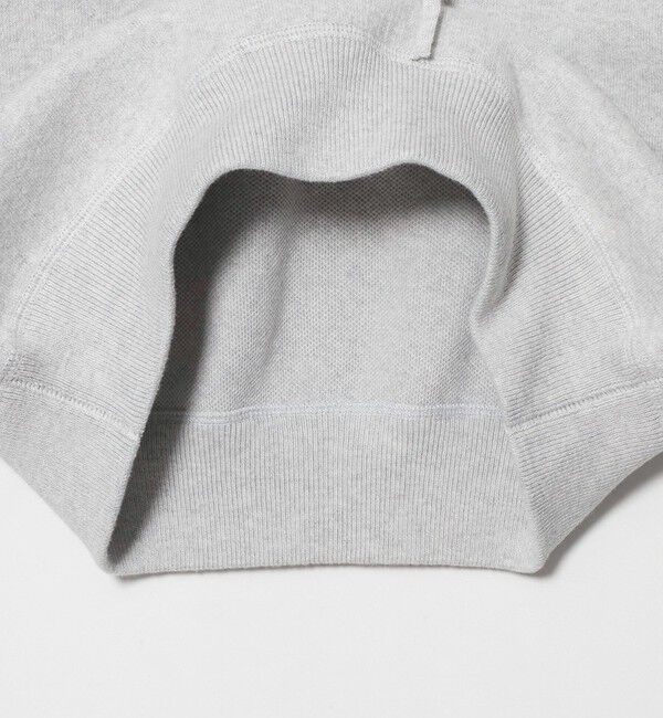 BEAUTY&YOUTH UNITED ARROWS「コットンウールブレンド ソリッド＆ボーダーニットフーディ ウォッシャブル」|ニット・セーター|