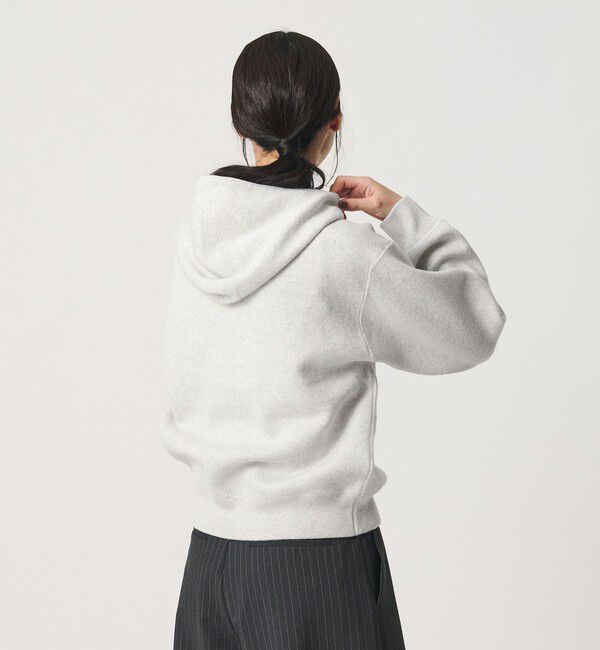 BEAUTY&YOUTH UNITED ARROWS「コットンウールブレンド ソリッド＆ボーダーニットフーディ ウォッシャブル」|ニット・セーター|