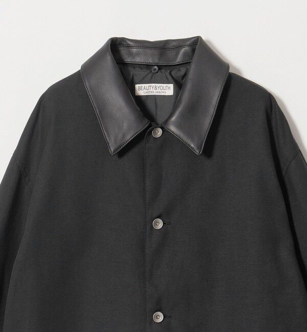 BEAUTY&YOUTH UNITED ARROWS「レザーカラー スムース ダック カバーオール」|その他|