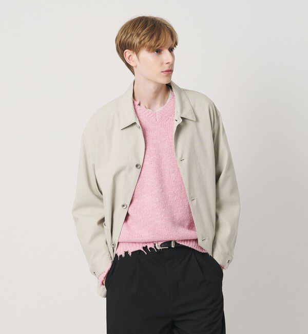 BEAUTY&YOUTH UNITED ARROWS「レザーカラー スムース ダック カバーオール」|その他|