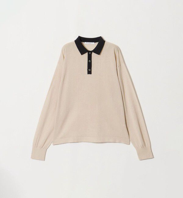 BEAUTY&YOUTH UNITED ARROWS「【WEB限定】シアー ポロカラー ニットプルオーバー」|ニット・セーター|