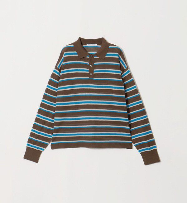 BEAUTY&YOUTH UNITED ARROWS「【WEB限定】シアー ポロカラー ニットプルオーバー」|ニット・セーター|