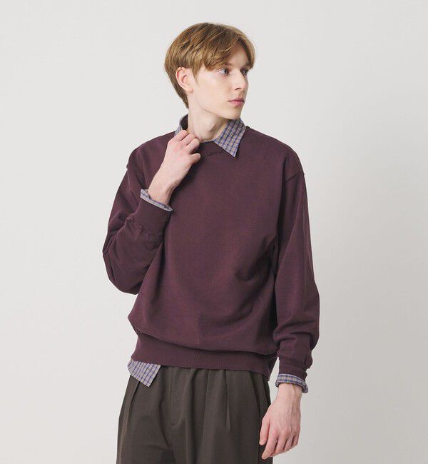 BEAUTY&YOUTH UNITED ARROWS「ヴィンテージ ウラケ ダメージ クルーネック スウェット」|Tシャツ・カットソー|
