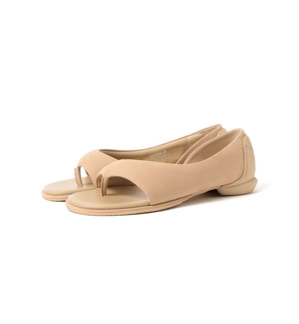 BEAMS SELECTION for WOMEN「SHISEI / ヌバックレザー トング サンダル」|サンダル|