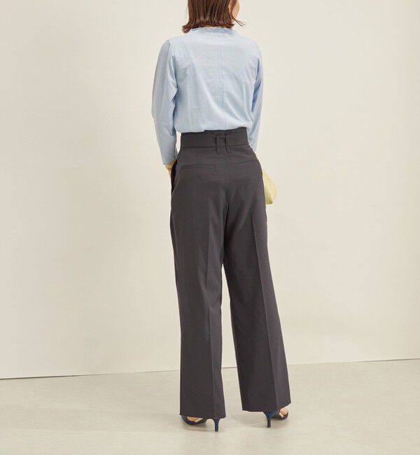 SHIPS for women「Paulo Oliveira ベルト タック パンツ ◇」|その他|