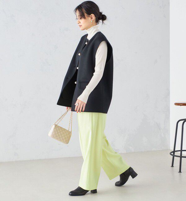 SHIPS for women「〈手洗い可能〉ワンタック ストレート パンツ ◇」|その他|