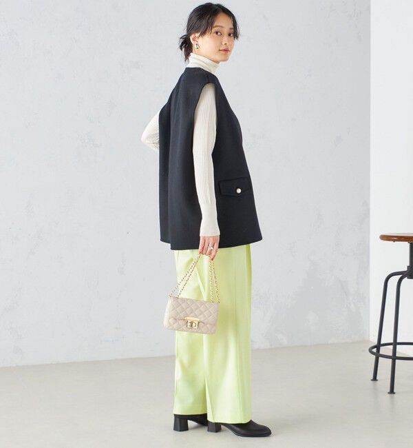 SHIPS for women「〈手洗い可能〉ワンタック ストレート パンツ ◇」|その他|