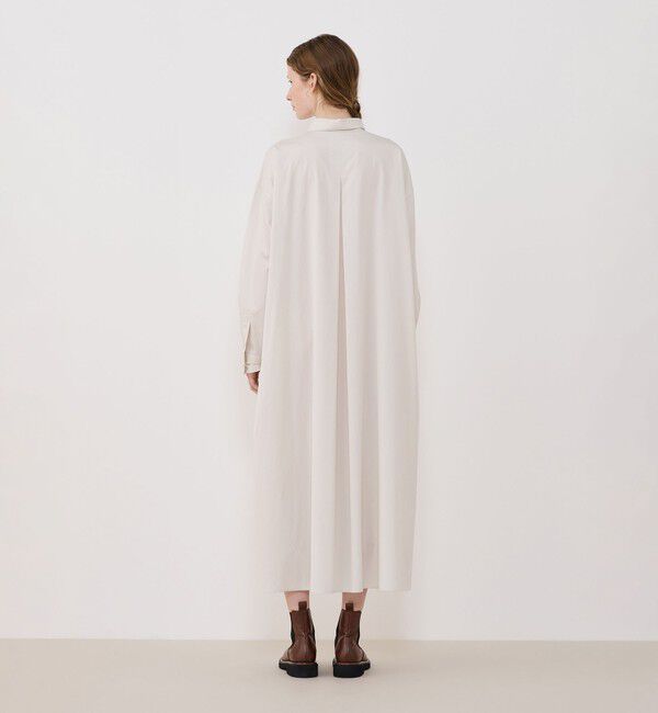 GALERIE VIE「スムースドライコットン バックタックシャツワンピース」|ワンピース|