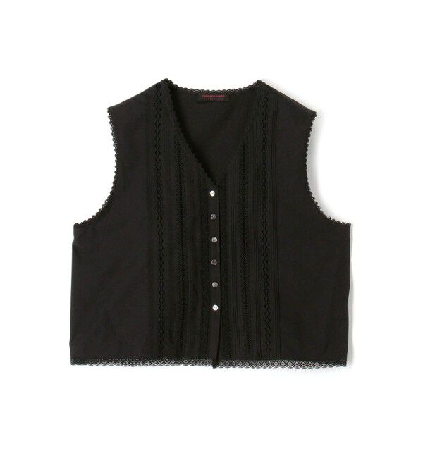 TOMORROWLAND collection「コットンコンビネーション ショートブラウス」|シャツ・ブラウス|19 ブラック