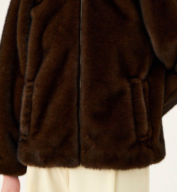 Ballsey「ランダムエコファー ラウンドフォルムコート」|その他|