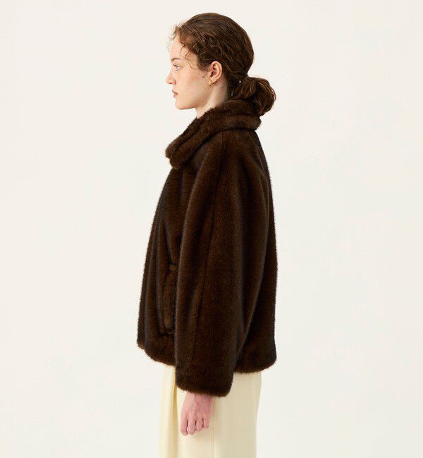 Ballsey「ランダムエコファー ラウンドフォルムコート」|その他|