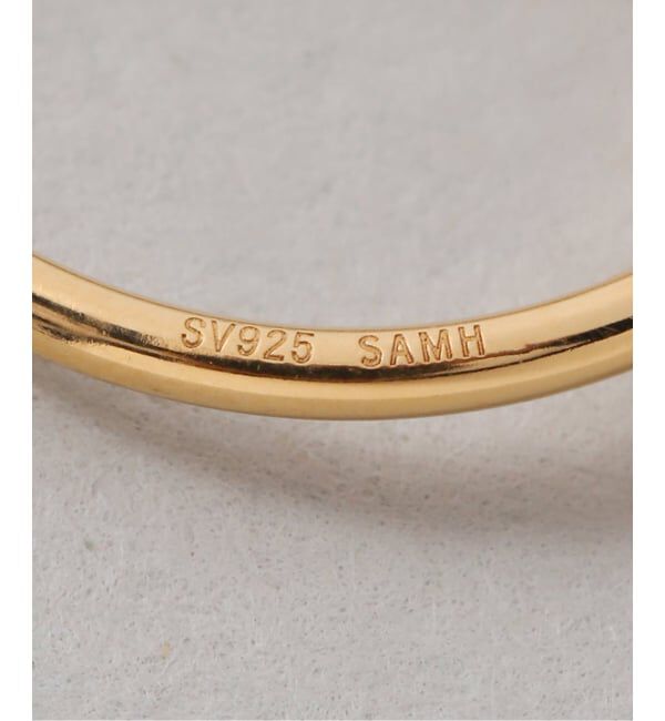 Spick and Span「《WEB限定》【SAMH by LILAS】オーバルイヤーカフ SVK18GP（片耳）」|イヤーカフ|