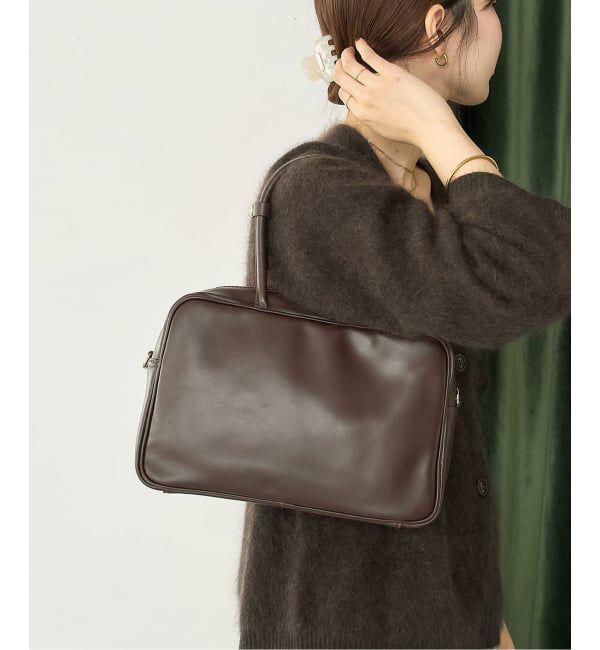  「MILOS/ミロス soft leather Square ボストン」|ボストンバッグ|