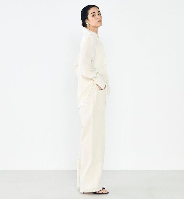 Rie Miller「【RM denim】リネン混ひも付きリラックスパンツ」|その他|