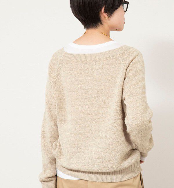 Rie Miller「《手洗い可能》ボートネックプルオーバーテープヤーン」|ニット・セーター|