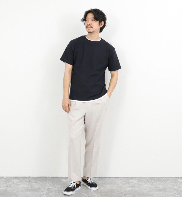 NOLLEY'S goodman「ケーブルニットダブルカラーTee 26SS」|Tシャツ・カットソー|