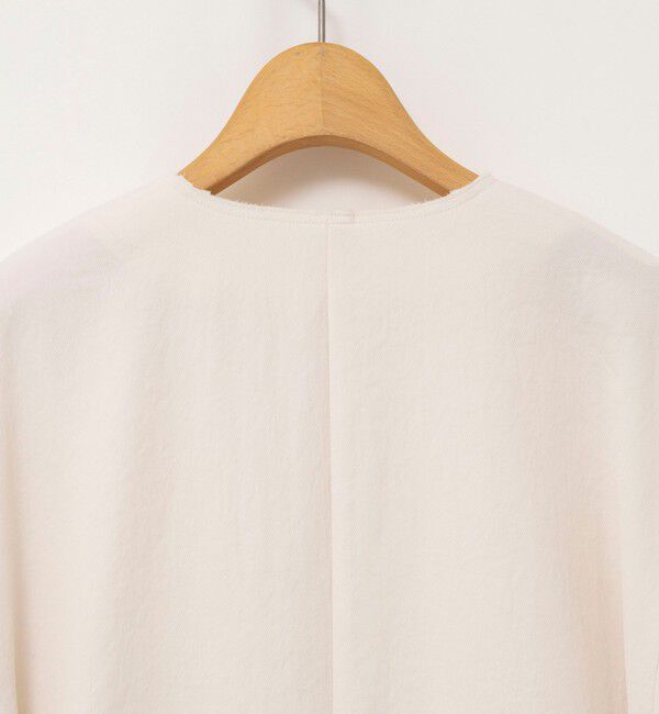 NOLLEY'S「ウォッシャブルFRINGE LIGHT JACKET」|ノーカラージャケット|