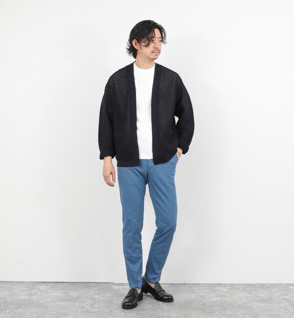 NOLLEY'S goodman「《ビジカジ対応》綿麻COOLMAX スリムフィットパンツ 26SS」|チノ|