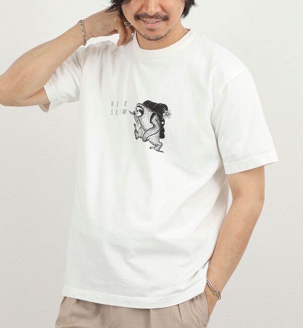 NOLLEY'S goodman「別注 ナマケモノ プリントTシャツ 26SS」|Tシャツ・カットソー|