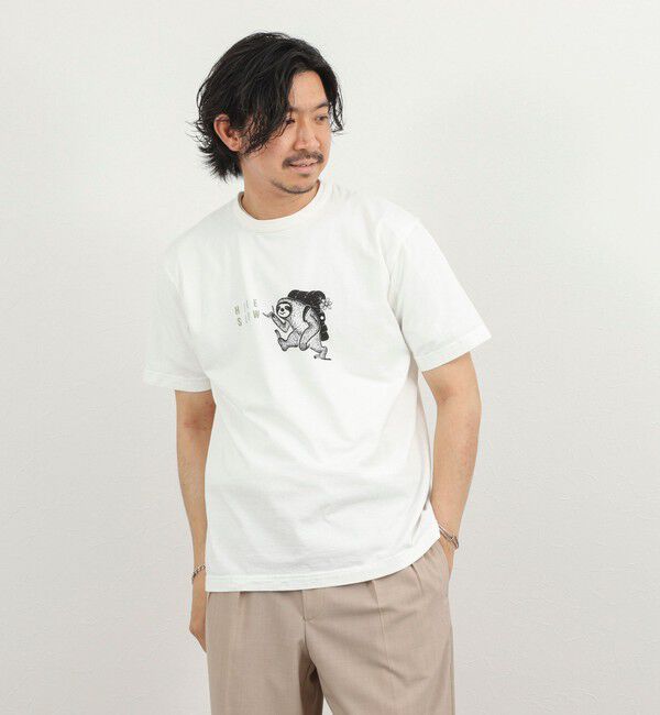 NOLLEY'S goodman「別注 ナマケモノ プリントTシャツ 26SS」|Tシャツ・カットソー|