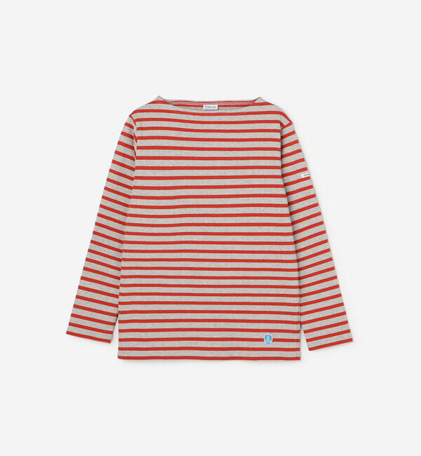 ORCIVAL「ORCIVAL | コットンロード ボートネックフレンチバスクTシャツ WOMEN」|Tシャツ・カットソー|GREY系2