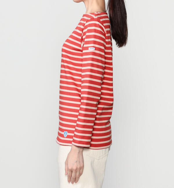 ORCIVAL「ORCIVAL | コットンロード ボートネックフレンチバスクTシャツ WOMEN」|Tシャツ・カットソー|