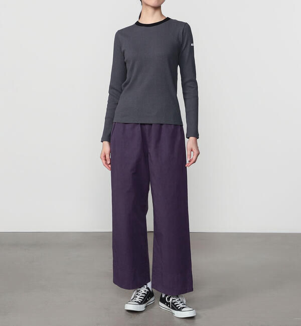 ORCIVAL「ORCIVAL | コットンツイル イージー パンツ WOMEN」|チノ|PURPLE