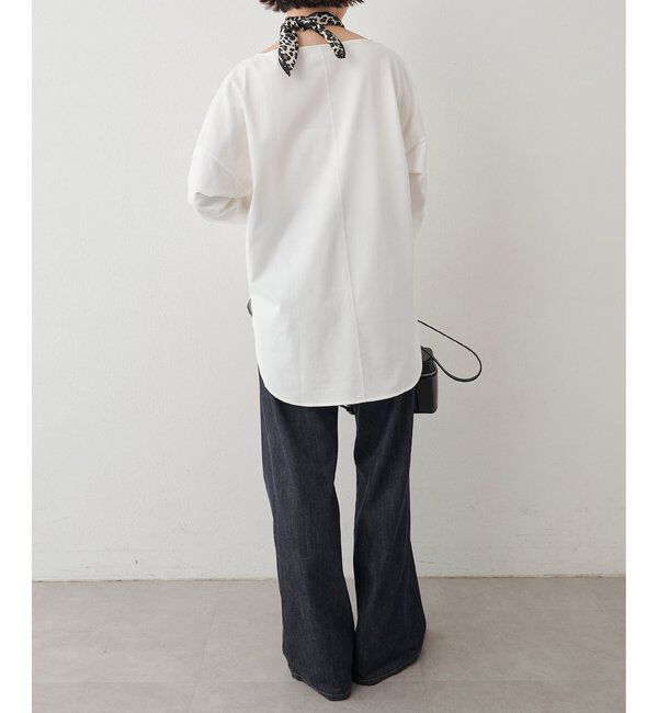  「《インナー使いにおすすめ》シャツテールカットプルオーバー」|Tシャツ・カットソー|